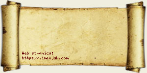 Jana Aranđelović vizit kartica